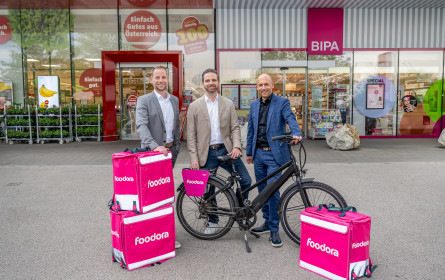 Bipa und Penny: Produkte mit foodora per Sofortlieferung an die Haustür