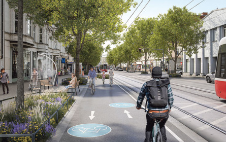 Baustart auf der Äußeren „Mahü“