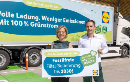 Lidl Österreich: Emissionsfreie Filial-Logistik bis 2030