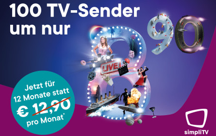 Winteraktion von simpliTV: Maximaler Content, minimale Kosten