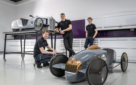 Rennwagen mit Schwerkraft-Antrieb