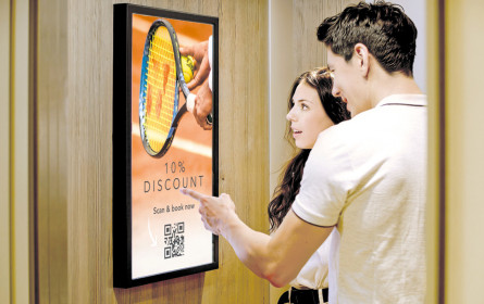 Etat für Monitorwerbung