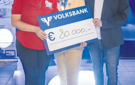 Die Volksbank spendete