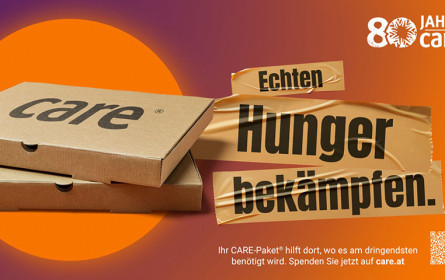 Pizzakarton wird zum CARE-Paket