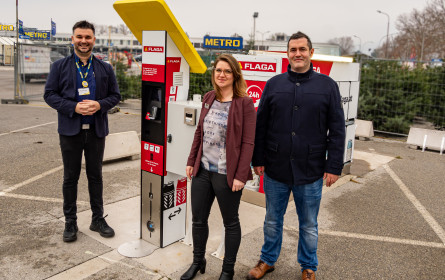 Erster 24 h FLAGA Gasautomat Österreichs steht bei Metro Langenzersdorf