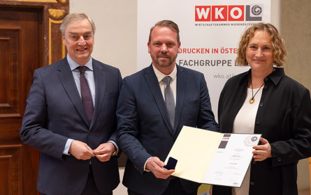 druck.at für langjährige Verdienste in der Druckbranche geehrt