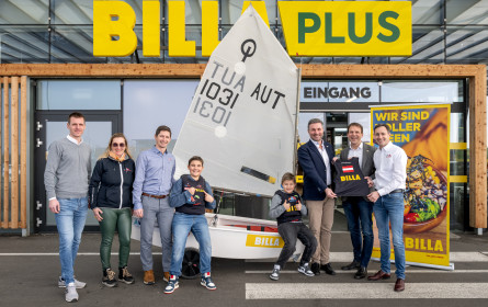 Billa unterstützt Segel-Nachwuchs
