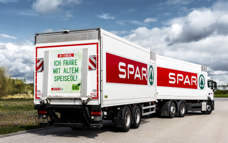 Spar setzt Maßstäbe in nachhaltiger Logistik