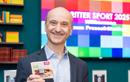 Ritter Sport wächst stärker als der Markt und führt veganen Trend bei Tafelschokolade an