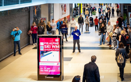 Spannung vor Gewista-Screens: Ski-WM Live-Übertragung in ganz Österreich
