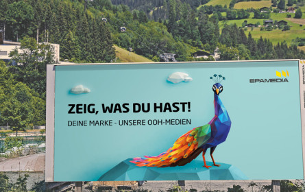 Epamedia: Noch mehr Wow mit Pfau