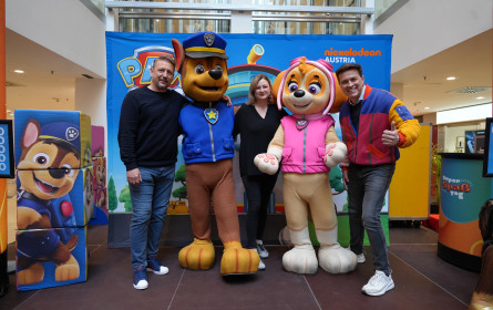 Skye & Chase von PAW Patrol begeisterten im City Center Amstetten