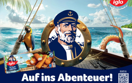 40 Jahre Käpt’n Iglo: Iglo startet neue Kampagne zum runden Geburtstag