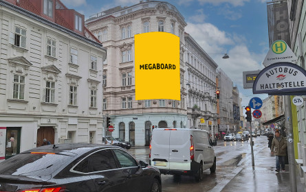 Neues Megagerüst an der Gumpendorfer Straße 75