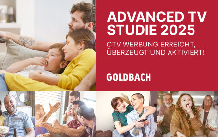 Achte Goldbach Advanced TV Studie: Connected TV-Werbung erreicht, überzeugt & aktiviert