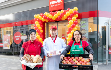 Vier umgebaute Penny-Filialen in Wien und Lambach/Oberösterreich