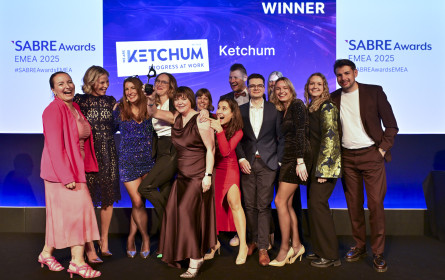 Ketchum bei den EMEA Sabre Awards 2025 als „Continental Europe Agency of the Year“ ausgezeichnet