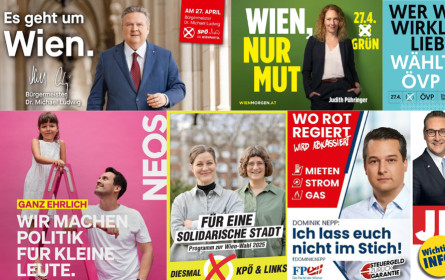 Observer-Analyse: So performen Spitzenkandidaten der Wien-Wahl 2025 in den Medien