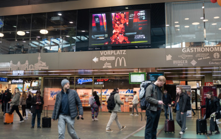 ÖBB Werbung erreicht mit DOOH 16,5 Mio. Bruttokontaktchancen für neues Bonusprogramm