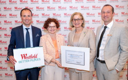 Westfield Shopping City Süd mit Nachhaltigkeitszertifikat ausgezeichnet