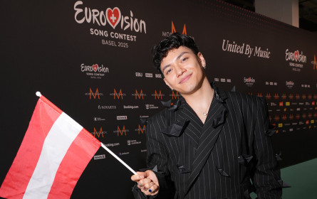 JJ bei Eröffnung des Song Contest 2025