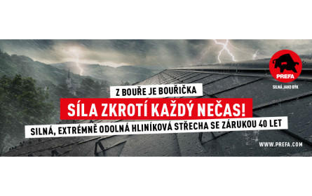 Kampagne: donnerwetterblitz inszeniert Prefa in Tschechien