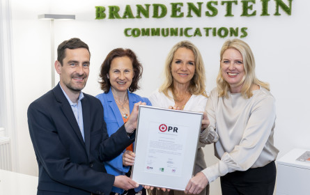 Brandenstein Communications mit „Österreichischem PR-Gütezeichen“ rezertifiziert