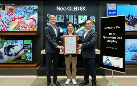 Samsung QLED-TVs erhalten TÜV-Zertifizierung für Quantum Dot Display