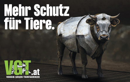 Ritterrüstung für Rind, Schwein und Huhn