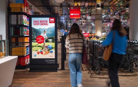 inovisco startet DOOH-netzwerk bei mpreis