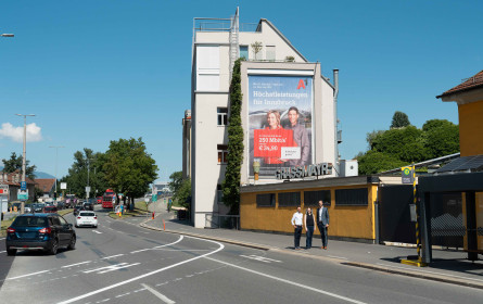 A1 wirbt auf neuer Gigawall in Innsbruck