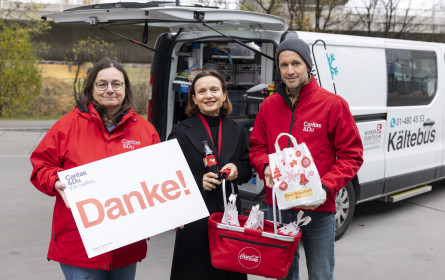 Coca-Cola HBC Österreich und Caritas setzen  Zeichen der Solidarität