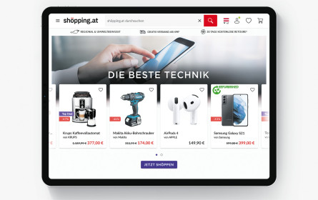 shöpping.at blickt über den Tellerrand