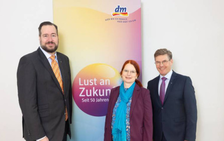 CSR-Initiative anlässlich 50-Jahre-Jubiläum in Österreich: dm will Menschen „Lust an Zukunft“ machen