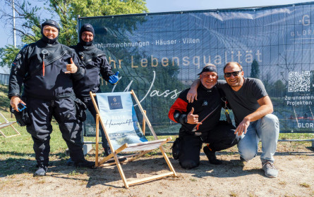 Alte Donau wieder sauber