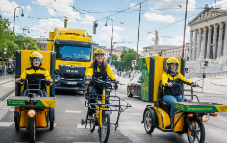 Post liefert in Wien komplett CO2-frei