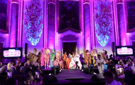 Lambertz feiert seinen Internationalen Abend beim Global Summit in Wien