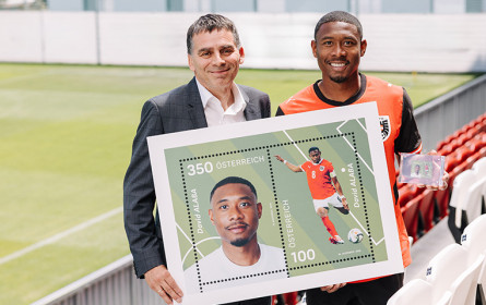 David Alaba bekommt eigene Briefmarke