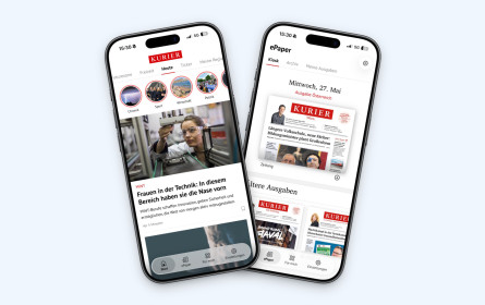 Kurier präsentiert eine neue App