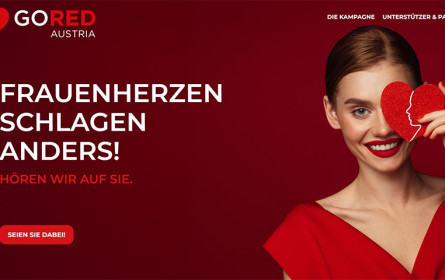 #GoRed Austria startet Wandertag