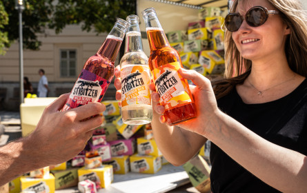 Stibitzer inszeniert Spritz-Party in Wien