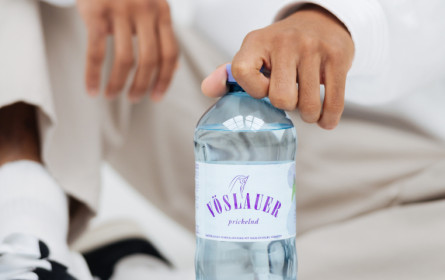 Vöslauer 1,5-Liter-rePET-Flasche prickelnd ist meistgekaufte Flasche Österreichs