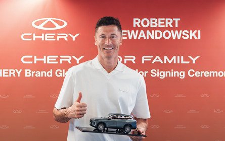 Robert Lewandowski ist globaler Markenbotschafter von Chery