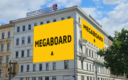 Megaboard erweitert Werbeflächen am Wiener Ring