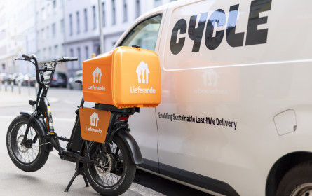 Lieferando: Kooperation mit Cycle soll Fahrern Umstieg auf E-Bikes erleichtern
