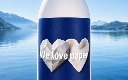 Perlen Papier bringt Papierflasche nach Österreich