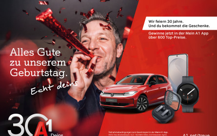 Zwei A1-Mitarbeiter prägen Jubiläumsspot
