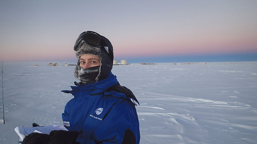 Von der Antarktis ins All: Carmen Possnig
