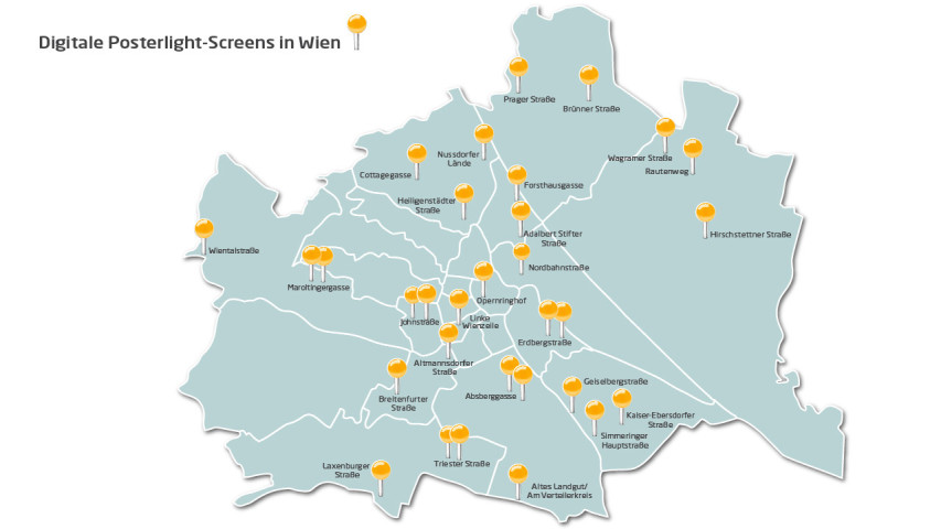 Epamedia erweitert digitales Netz in Wien