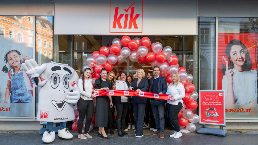 KiK eröffnet neuen Flagship-Store in Wien-Floridsdorf